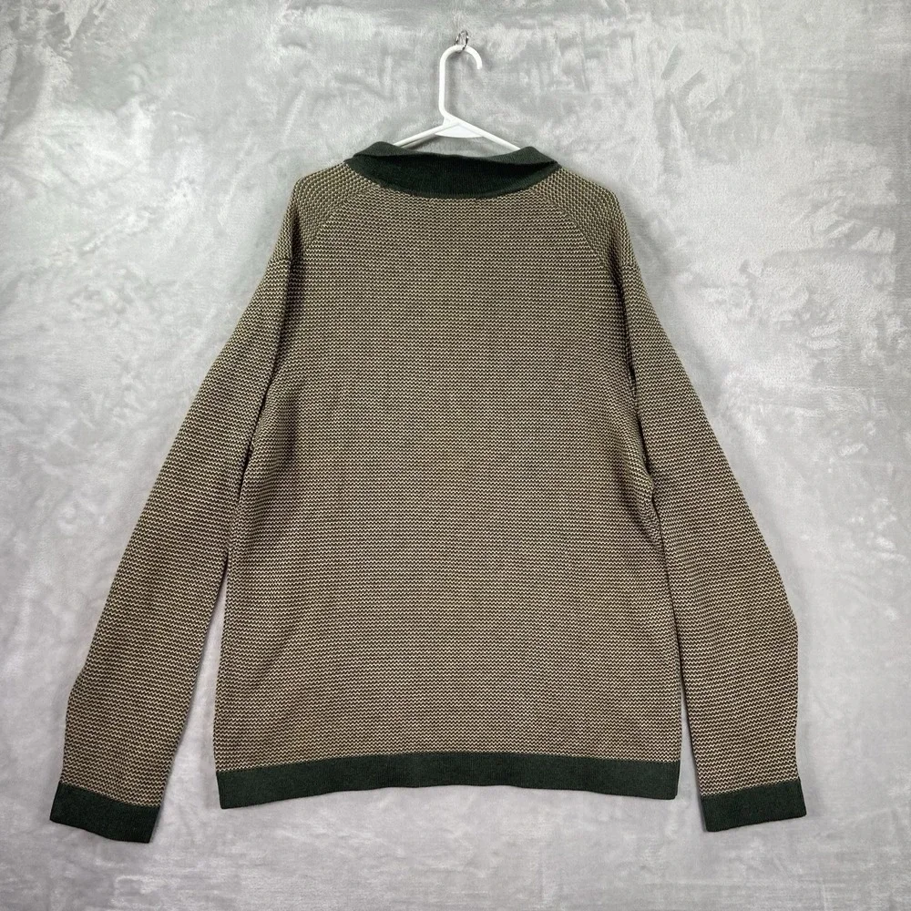 Marine Layer Sweater Polo Shirt Mens XL Liam Long Sleeve Pullover Knit Cozy
